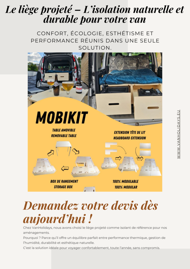 vanlife sans van
VanCubic ou aménagement amovible